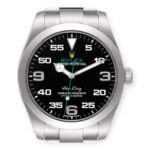 Rolex Oyster Perpetual Air King 116900 Green Hand Steel Mens Watch - Image 2
