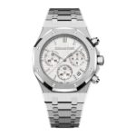 41mm Chronograph Steel Silver Dial