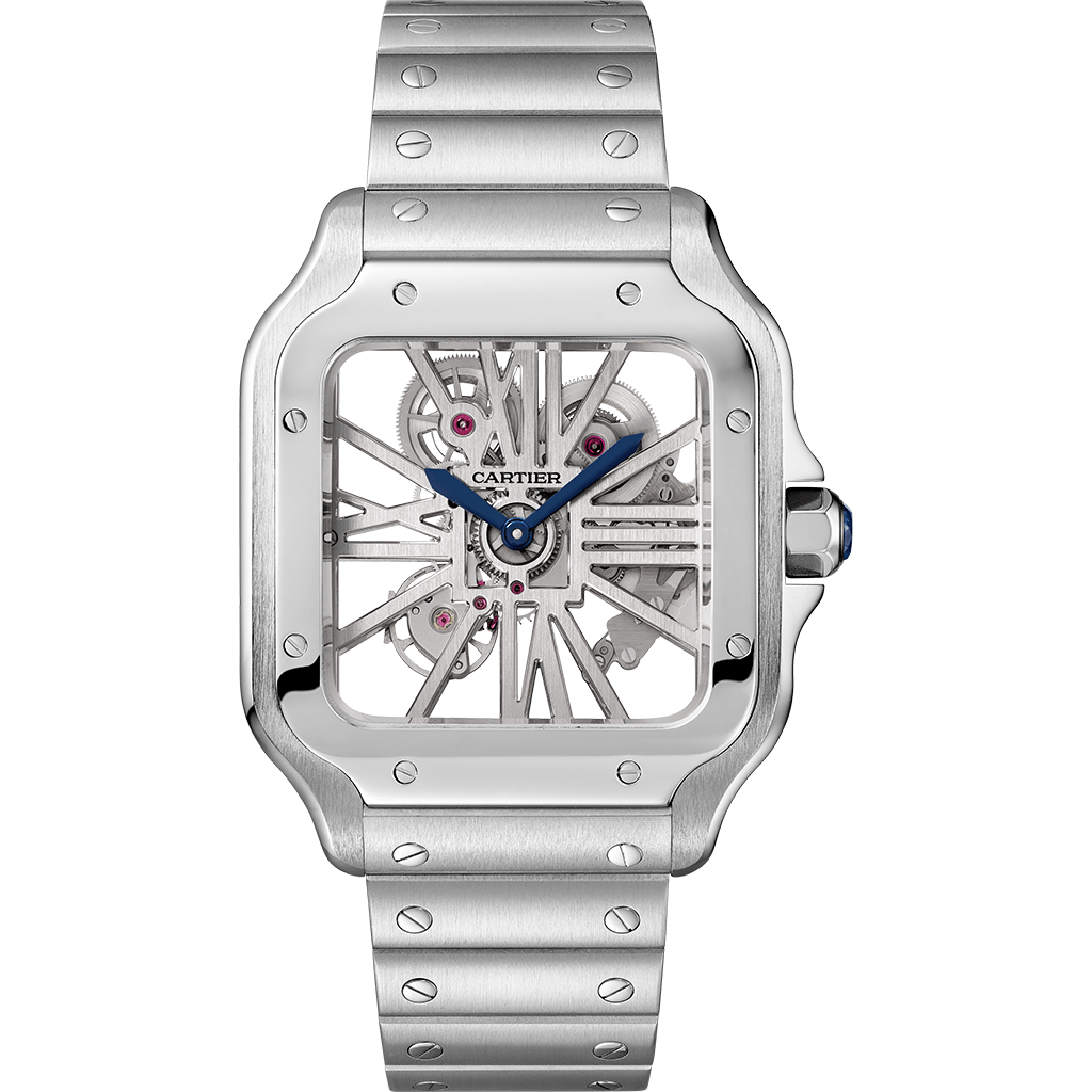 CRWHSA0015_0.png Santos de Cartier skeleton watch CRWHSA0015 - 图片 1