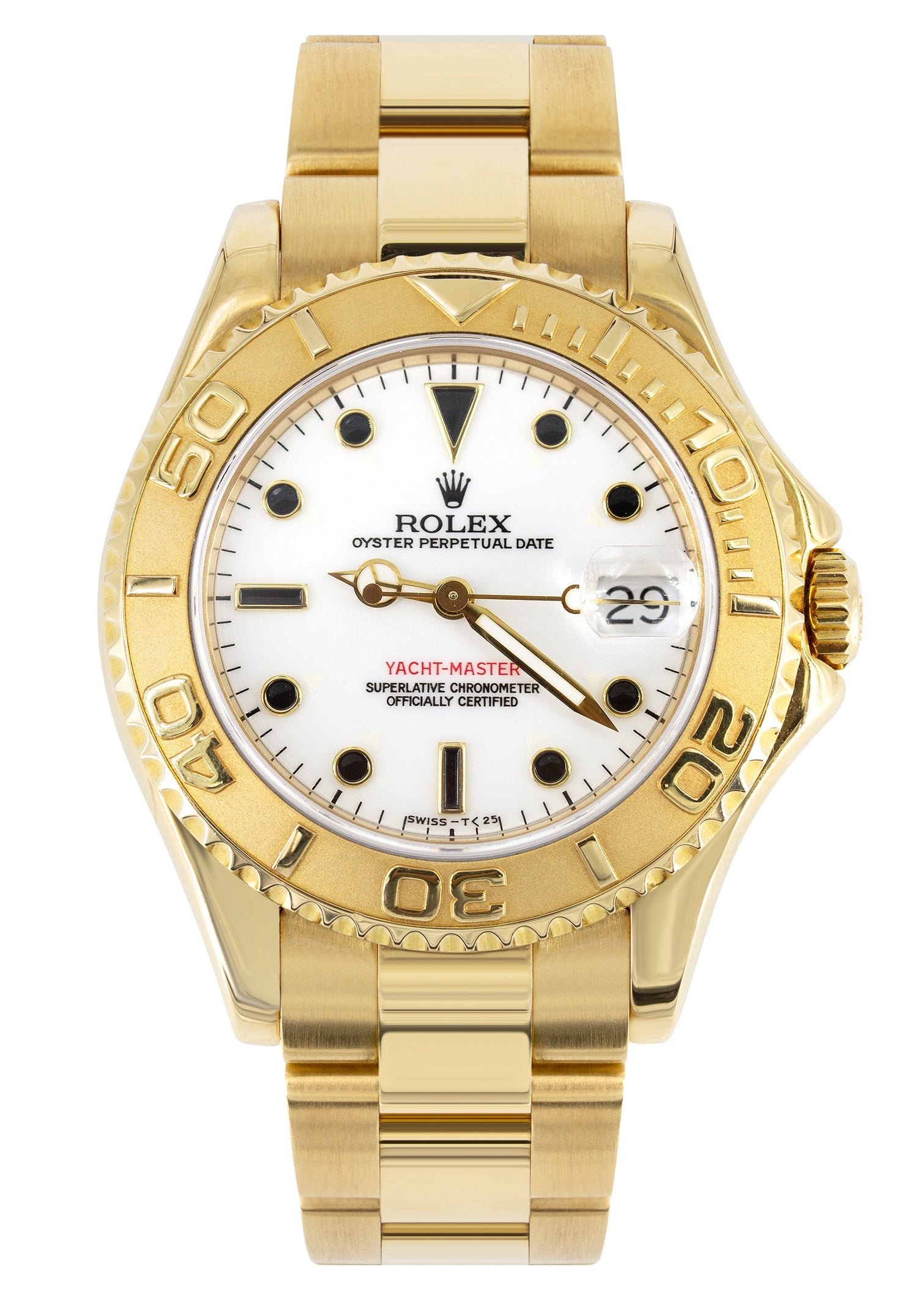 IMG-1836.jpg Rolex Yacht-Master 16628 – 40mm 18k Yellow Gold Luxury Sports Watch - Image 1