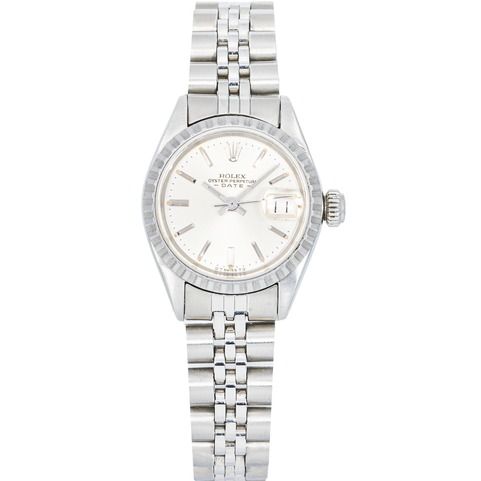 IMG_7335_1.png Rolex Oyster Perpetual Date 76094 Silver Dial 26 mm Ladies Watch - 图片 1