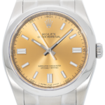 Rolex Oyster Perpetual 116000 36mm – White Grape Sunburst Dial - Image 2