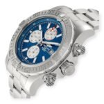 Breitling Aeromarine Super Avenger A13371 Blue Dial Steel Mens Watch - Image 3