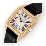 Cartier Santos Dumont Yellow Gold WH100351 Silver Dial Women's Watch - Image 2
