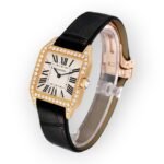 Cartier Santos Dumont Yellow Gold WH100351 Silver Dial Women's Watch - Image 3