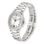 Patek Philippe Nautilus Silver Dial Steel Mens Watch 7118 - 图片 3