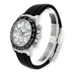 Rolex Cosmograph Daytona 116519 Oysterflex White Gold Mother Of Pearl Diamond Dial Mens Watch - Image 4