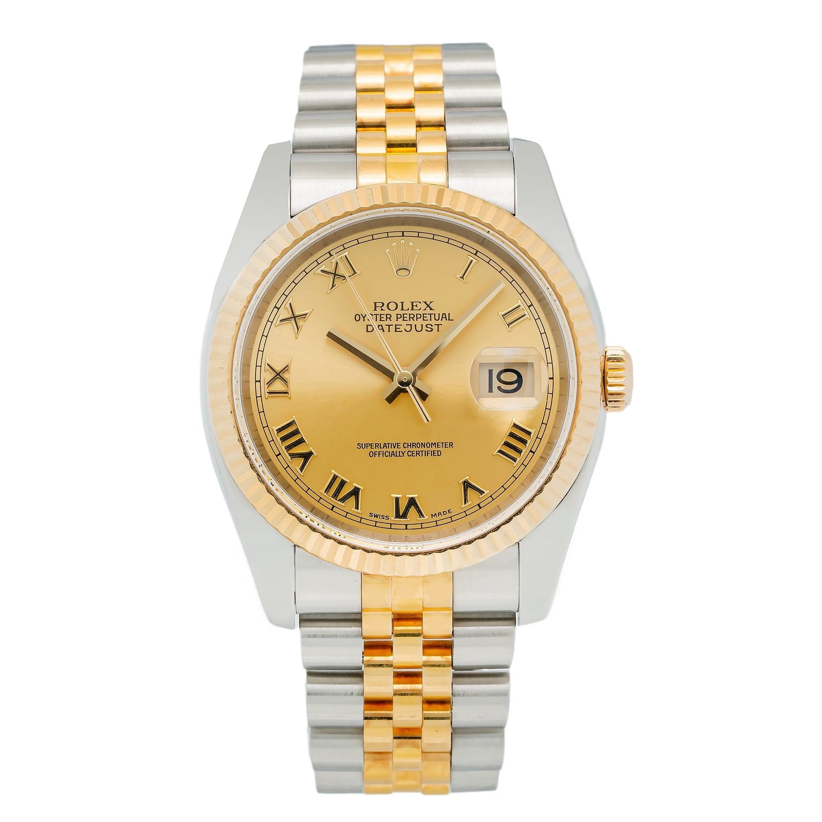 Pre-Owned-Rolex-Datejust-116233-36MM-Champagne-Dial-With-Two-Tone-Jubilee-Bracelet-JD-Watches-NY.jpg Rolex Datejust 116233 36MM Champagne Dial With Two Tone Jubilee Bracelet - Image 1