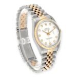 Rolex Datejust 36mm 16233  Steel Yellow Gold White Diamond Dial Mens Watch - 图片 4