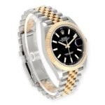 Rolex Datejust 41 Ref 126333 Steel Yellow Gold Black Dial Mens Watch - Image 5