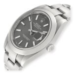 Rolex Datejust 41 Slate Dial 126300 Smooth Bezel Steel Mens Watch - Image 3