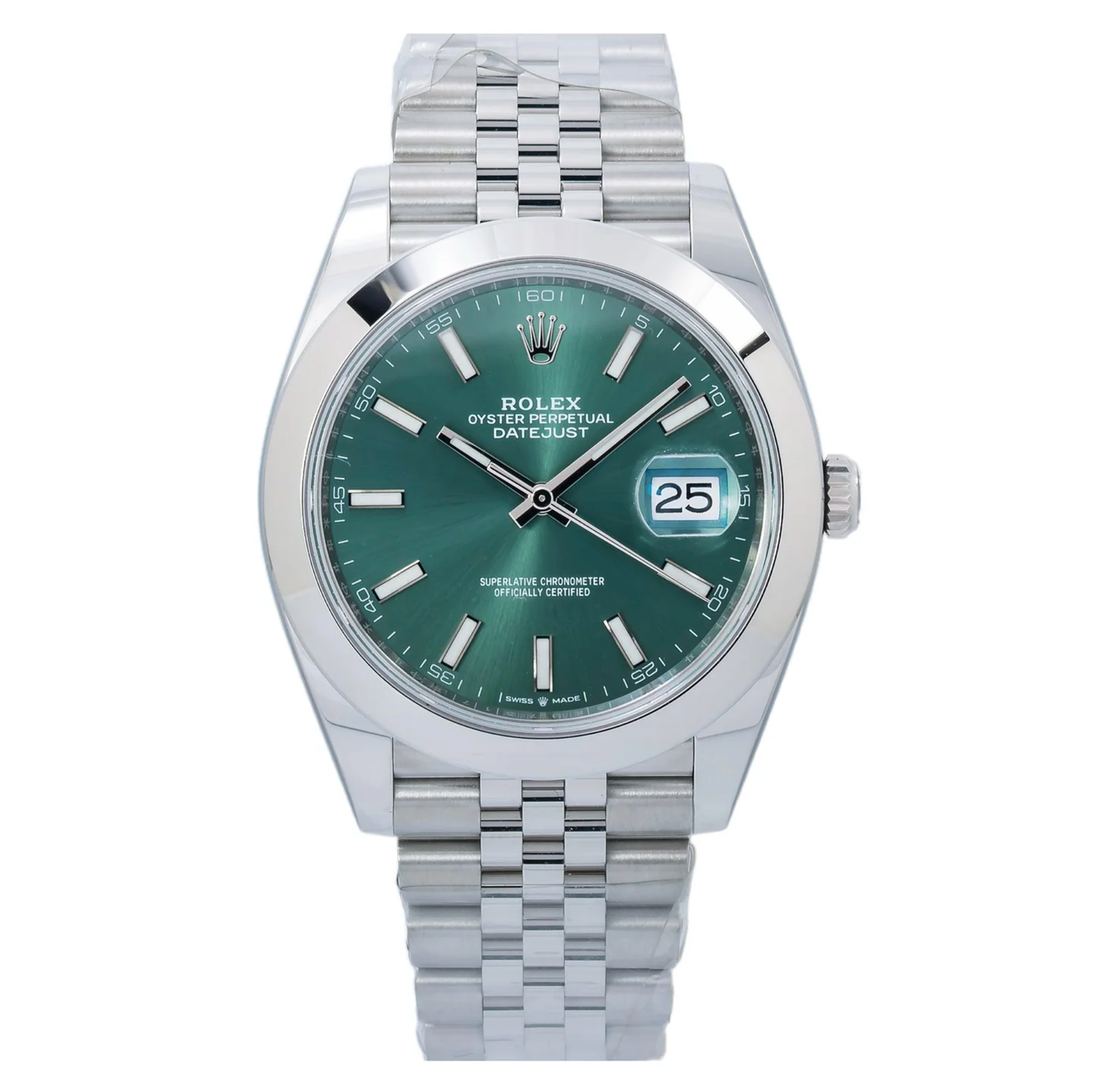 Pre-Owned-Rolex-Datejust-41-Stainless-Steel-with-Mint-Green-Dial-and-Jubilee-Bracelet-Ref_-126300-JD-Watches-NY.png Rolex Datejust 41 – Stainless Steel with Mint Green Dial and Jubilee Bracelet Ref. 126300 - Image 1