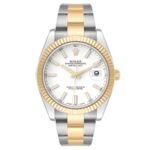 Rolex Datejust 41 Steel Yellow Gold 126333 White Dial Mens Watch