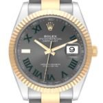 Rolex Datejust 41 Steel Yellow Gold 126333 Wimbledon Dial Mens Watch - 图片 2