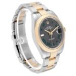 Rolex Datejust 41 Steel Yellow Gold 126333 Wimbledon Dial Mens Watch - 图片 5