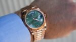Rolex Day-Date 228235 – 40mm Everose Gold with Olive Green Roman Dial - 图片 3