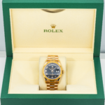 Rolex Day-Date 36mm 118235 Everose Gold Black Arabic Dial President Bracelet Men’s Watch (Year: 2000 to 2005) - 图片 5