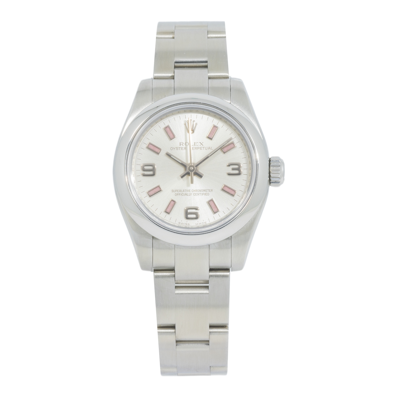 Pre-Owned-Rolex-Ladies-Oyster-Perpetual-26mm-176200-with-Oyster-Bracelet-JD-Watches-NY.png Rolex Ladies Oyster Perpetual 26mm 176200 with Oyster Bracelet - Image 1
