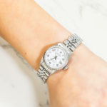 Rolex Lady-Datejust 26mm – Ref. 6916 White Arabic Dial | Stainless Steel & 14k Yellow Gold - 图片 6