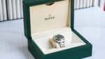 Rolex Oyster Perpetual 124300-0005 – Green Dial with Smooth Bezel and Stainless Steel Oyster Bracelet - Image 5