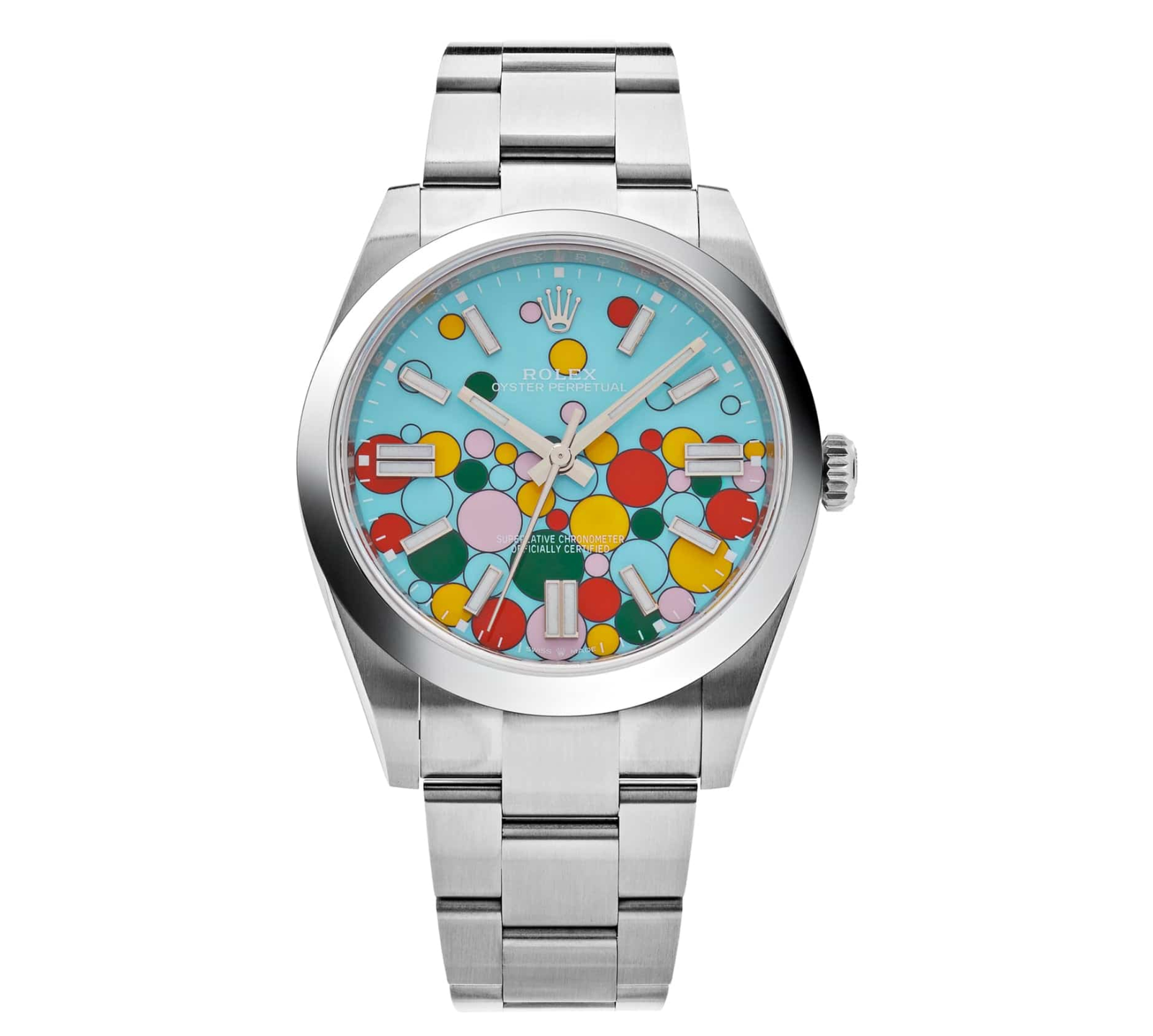 Pre-Owned-Rolex-Oyster-Perpetual-124300-Stainless-Steel-Celebration-Dial-JD-Watches-NY.png Rolex Oyster Perpetual 124300 Stainless Steel Celebration Dial - Image 1