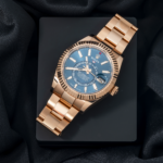 Rolex Sky Dweller Rose Gold with Blue Index Dial Oyster Bracelet 336935 - Image 5