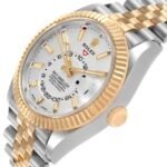 Rolex Sky Dweller Stainless Steel and Yellow Gold Jubilee Bracelet White Dial 326933 - Image 3