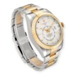 Rolex Sky Dweller Yellow 326933 Gold Steel White Dial Mens Watch - Image 5