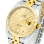 Rolex Stainless Steel and Yellow Gold 116233 Datejust 36mm with Jubilee Bracelet - Image 2