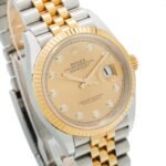 Rolex Steel and Yellow Gold Rolesor Datejust 36 Watch 126233 Champagne Diamond Dial - Jubilee Bracelet - Image 3