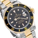 Rolex Submariner 40MM Two Tone Watch Black Bezel Black Dial 16613 - Image 3