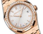 34mm 18k Rose Gold Diamond Bezel Silver Dial Automatic - Image 3