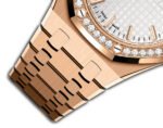34mm 18k Rose Gold Diamond Bezel Silver Dial Automatic - Image 6